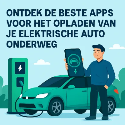 Ontdek de beste apps voor het opladen van je elektrische auto onderweg