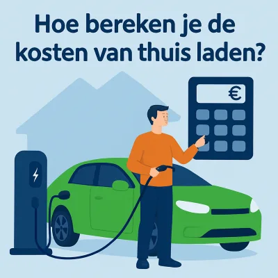 Hoe bereken je de kosten van thuis laden?