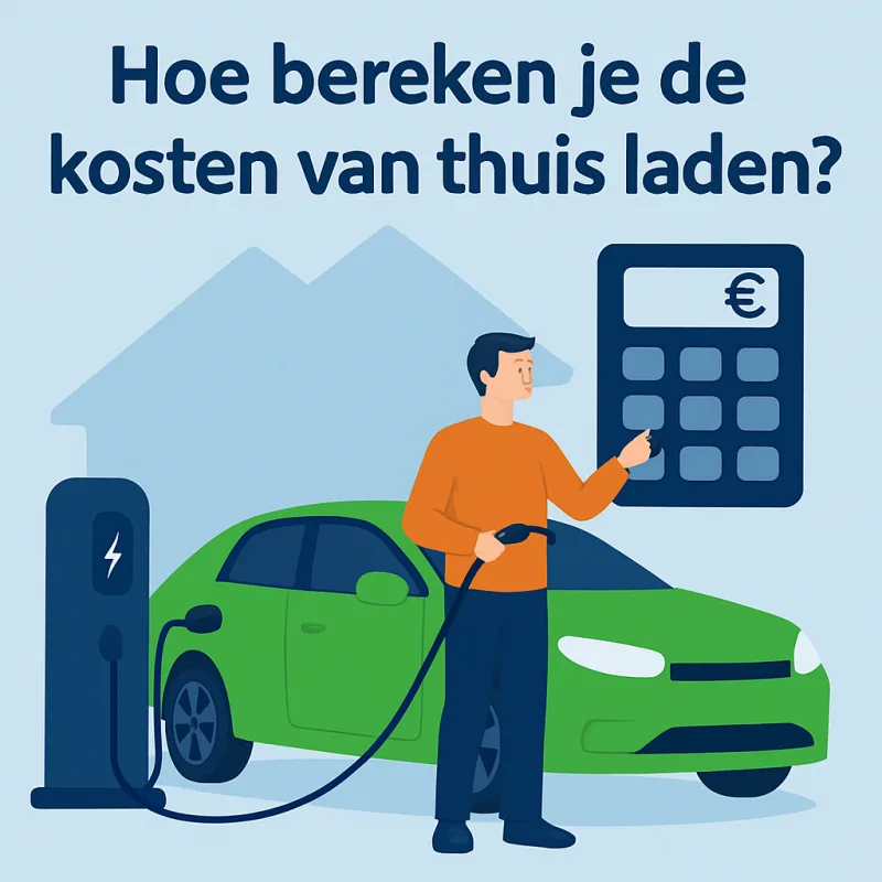 Hoe bereken je de kosten van thuis laden?