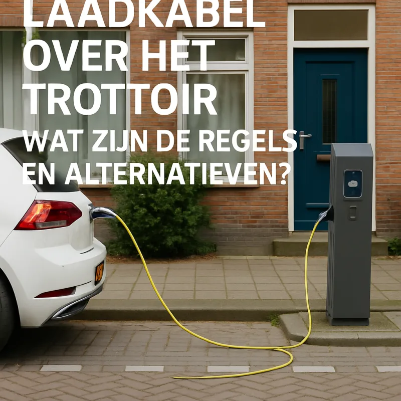 Laadkabel over het trottoir: Wat zijn de regels en alternatieven?