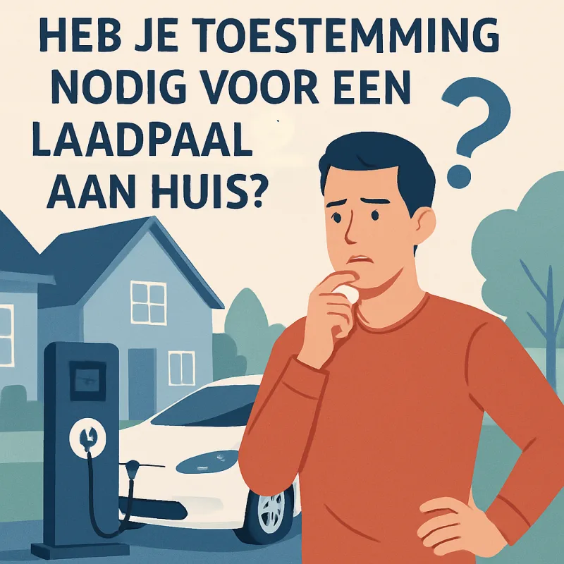 Heb je toestemming nodig voor een laadpaal aan huis?
